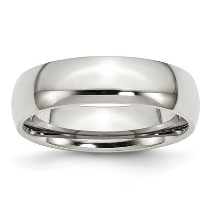 Stainless Steel 6mm Polished Band ,