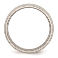 Stainless Steel 7mm Polished Band ,