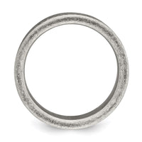 Stainless Steel Antiqued Gun Metal IP-plated Beaded Band ,