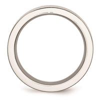 Stainless Steel Base with Polished Black Ceramic Center Band ,