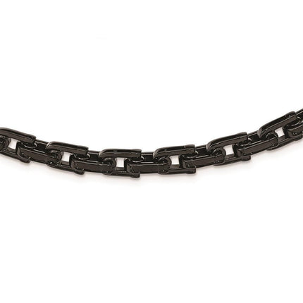 Stainless Steel Black IP-plated Necklace ,
