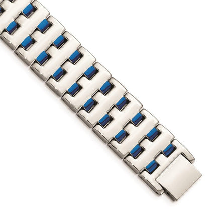 Stainless Steel Blue IP-plated Bracelet ,