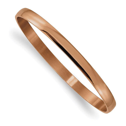 Stainless Steel Brown IP Plated Bangle ,
