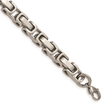 Stainless Steel Brushed and Polished 8.5in Bracelet ,