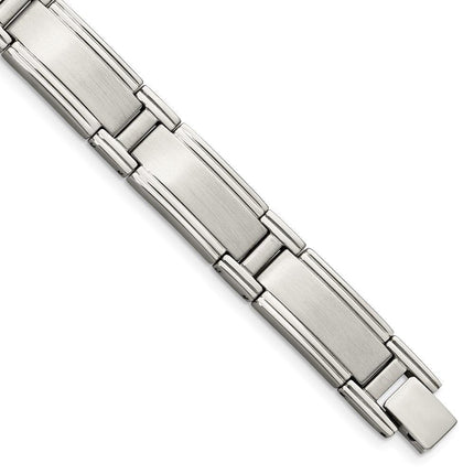 Stainless Steel Brushed and Polished 9.25in Bracelet ,