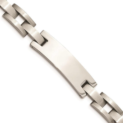 Stainless Steel Brushed and Polished ID 9.25in Bracelet ,