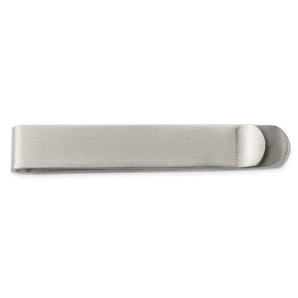Stainless Steel Brushed Tie Bar / Money Clip ,