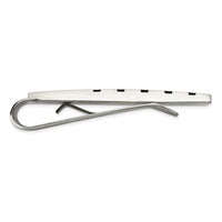 Stainless Steel Brushed w/Rubber Accents Money Clip ,