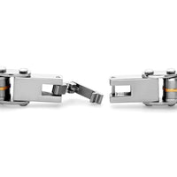 Stainless Steel Cable and GP Links Bracelet, 8.5" ,