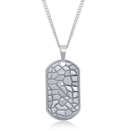 Stainless Steel Designed Dog Tag with Chain ,