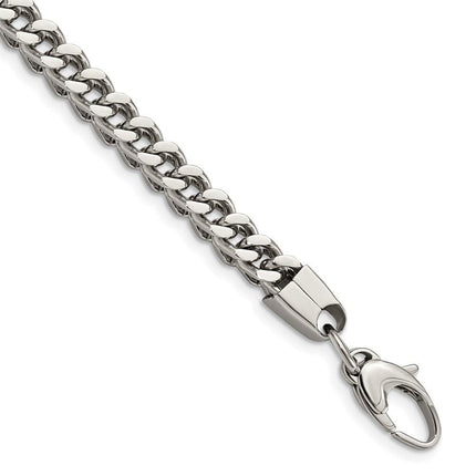 Stainless Steel Franco Link 9in Bracelet ,