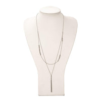 Stainless Steel Infinity Multi Strand w/2in. Ext. Necklace ,