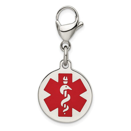Stainless Steel Medical Jewelry Charm ,