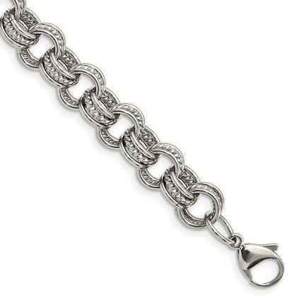 Stainless Steel Multiple Links 7.75in Bracelet ,