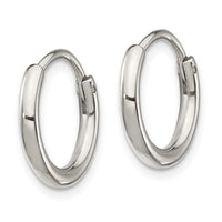 Stainless Steel Polished 2.00mm Endless Hoop Earrings ,