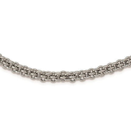 Stainless Steel Polished 24in Necklace ,