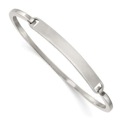 Stainless Steel Polished 2mm ID Bangle ,