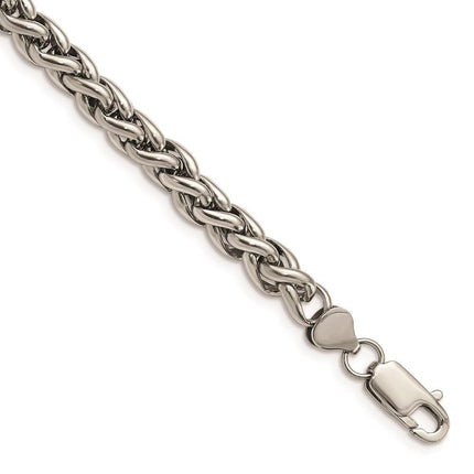 Stainless Steel Polished 8.5in Bracelet ,