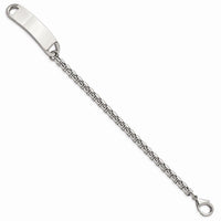 Stainless Steel Polished 8.75in ID Bracelet ,