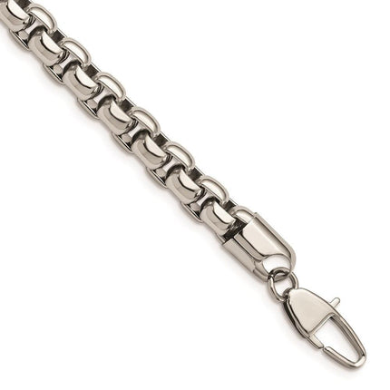 Stainless Steel Polished 9in. Bracelet ,