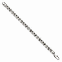 Stainless Steel Polished 9in. Bracelet ,