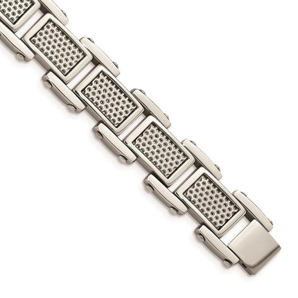 Stainless Steel Polished and Brushed Bracelet ,