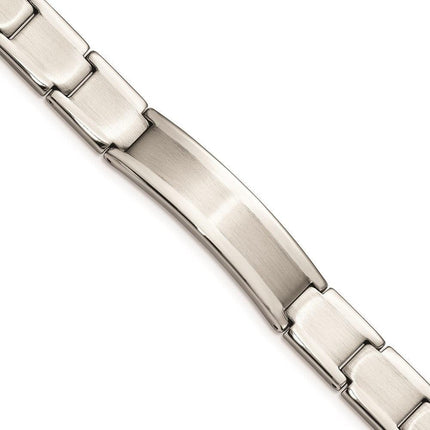 Stainless Steel Polished and Brushed ID 8.25in Bracelet ,