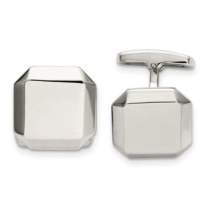 Stainless Steel Polished Cuff Links ,