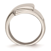 Stainless Steel Polished Fancy Ring ,