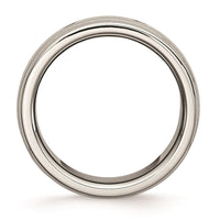 Stainless Steel Polished Grooved Ring ,