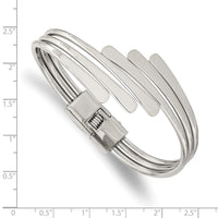 Stainless Steel Polished Hinged Bangle ,