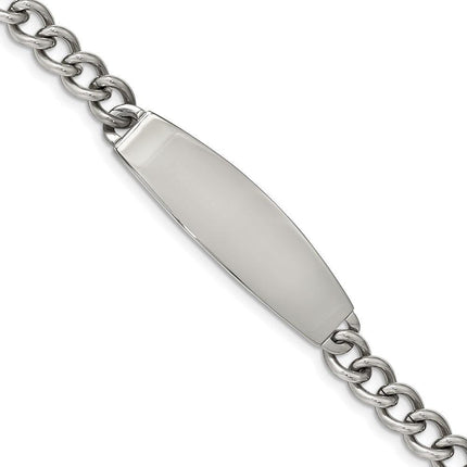 Stainless Steel Polished ID 8.5in Bracelet ,