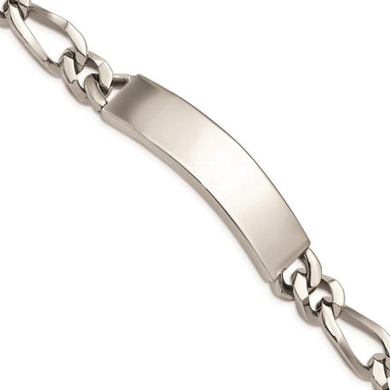 Stainless Steel Polished Large ID Bracelet ,