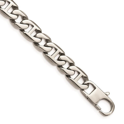 Stainless Steel Polished Links Bracelet ,