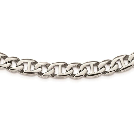 Stainless Steel Polished Links Necklace ,