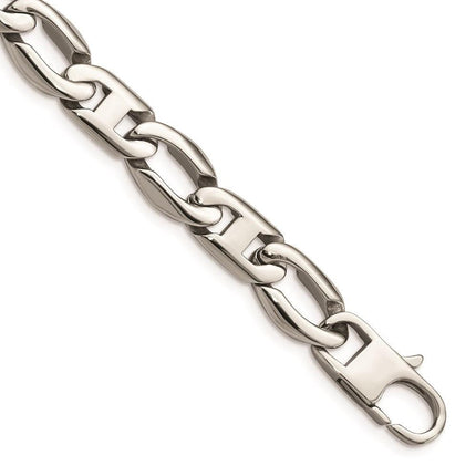 Stainless Steel Polished Open Links Bracelet ,