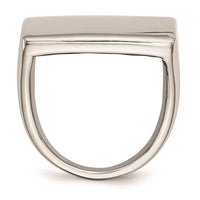 Stainless Steel Polished Square Ring ,