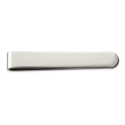 Stainless Steel Polished Tie Bar / Money Clip ,