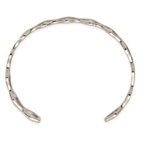 Stainless Steel Polished Wavy Cuff Bangle ,