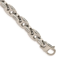 Stainless Steel Polished with CZ 8.5 inch Bracelet ,