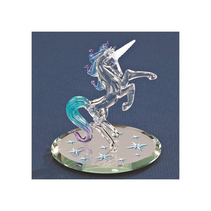 Starlight Unicorn Glass Figurine ,