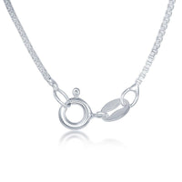 Sterling Silver 1.0mm Box Chain, 18" ,