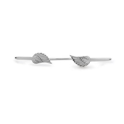 Sterling Silver Angel Wings Bangle ,