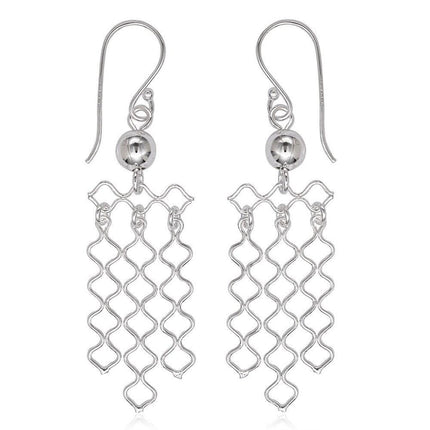 Sterling Silver Dangling Earrings ,