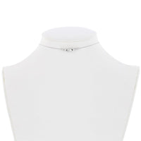 Sterling Silver Diamond-Cut Moon Beads Choker Necklace ,