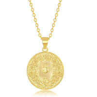 Sterling Silver GP Confoederatio Helvetica Coin-Style Necklace ,