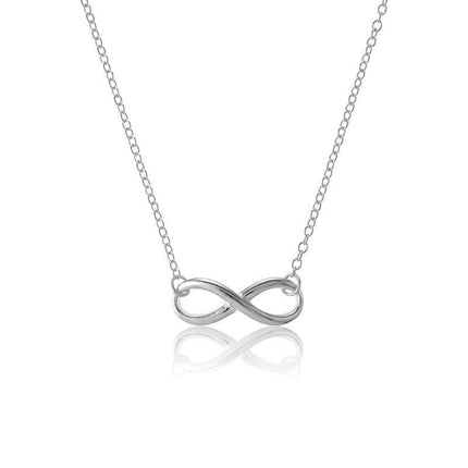 Sterling Silver Infinity Necklace ,
