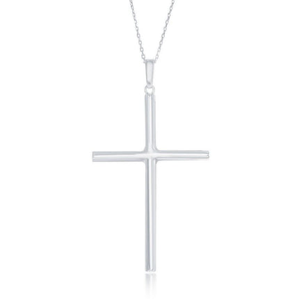 Sterling Silver Large Cross Pendant ,