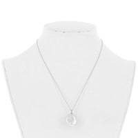 Sterling Silver Large Freshwater Baroque Pearl Necklace ,