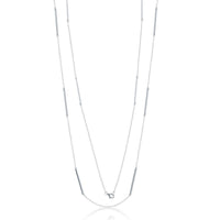 Sterling Silver Multiple Bar Necklace ,
